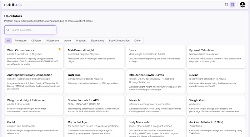 Nutritools screenshot 1