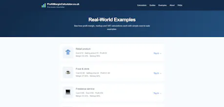 Profit Margin Calculator gallery image