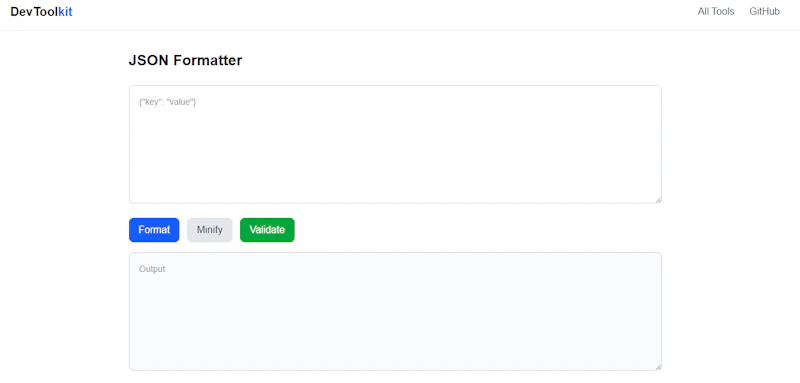 DevToolkit screenshot 1