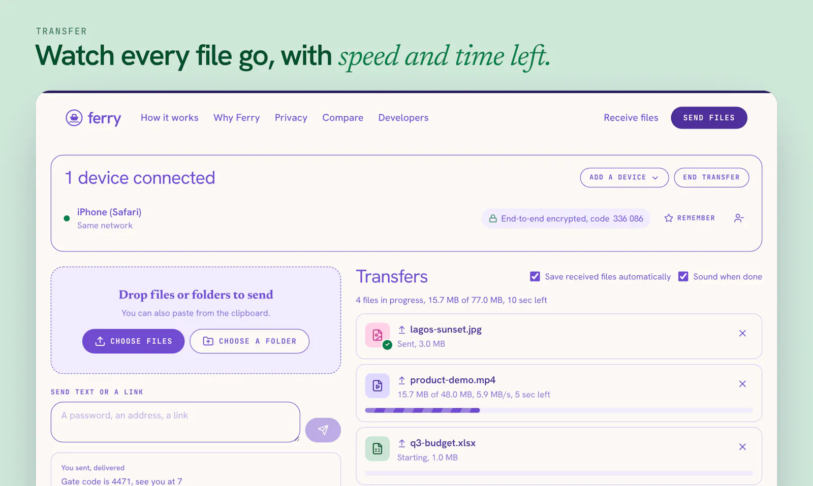 Ferry screenshot 4