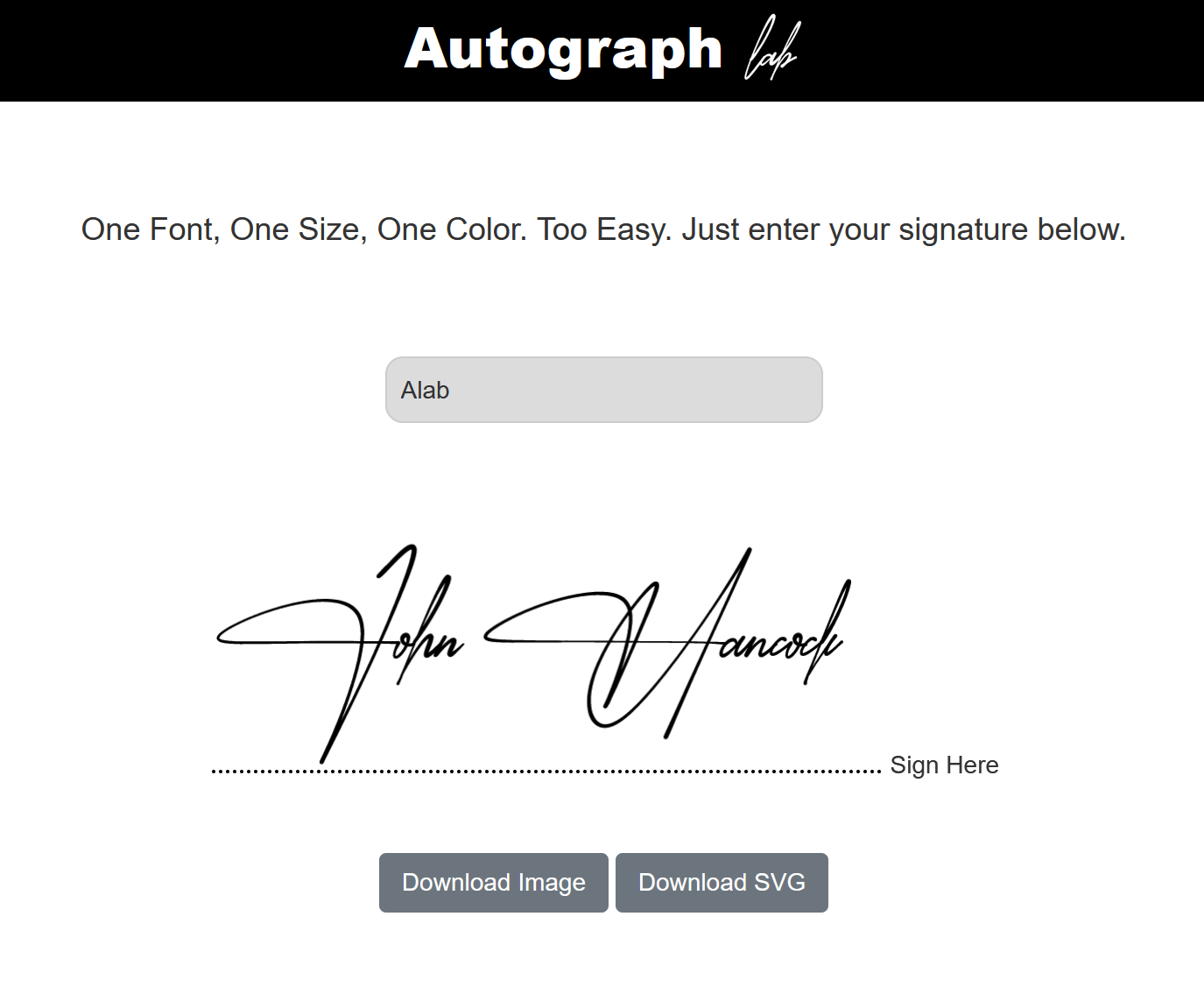 Autograph Lab gallery image