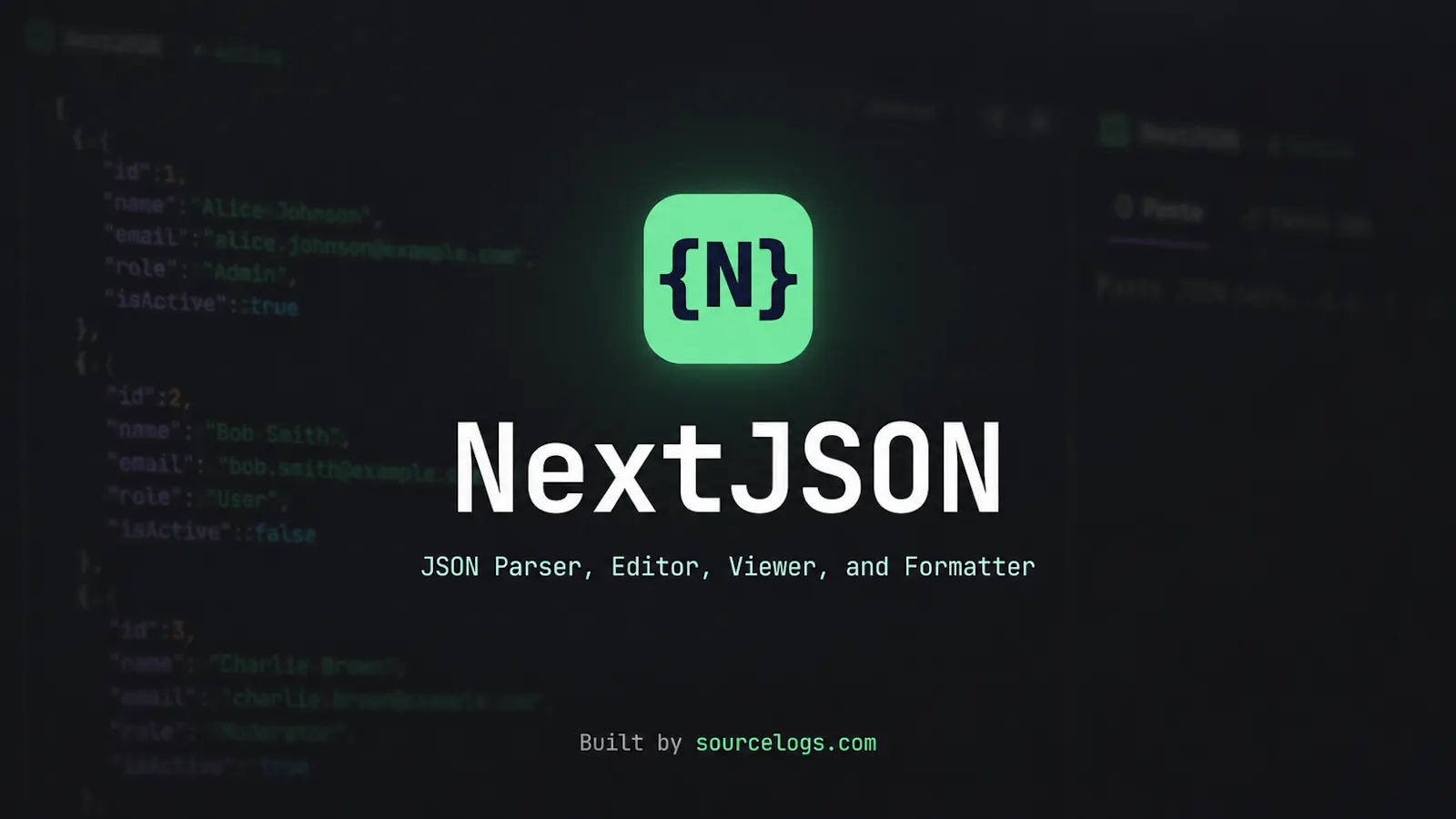NextJSON screenshot 1
