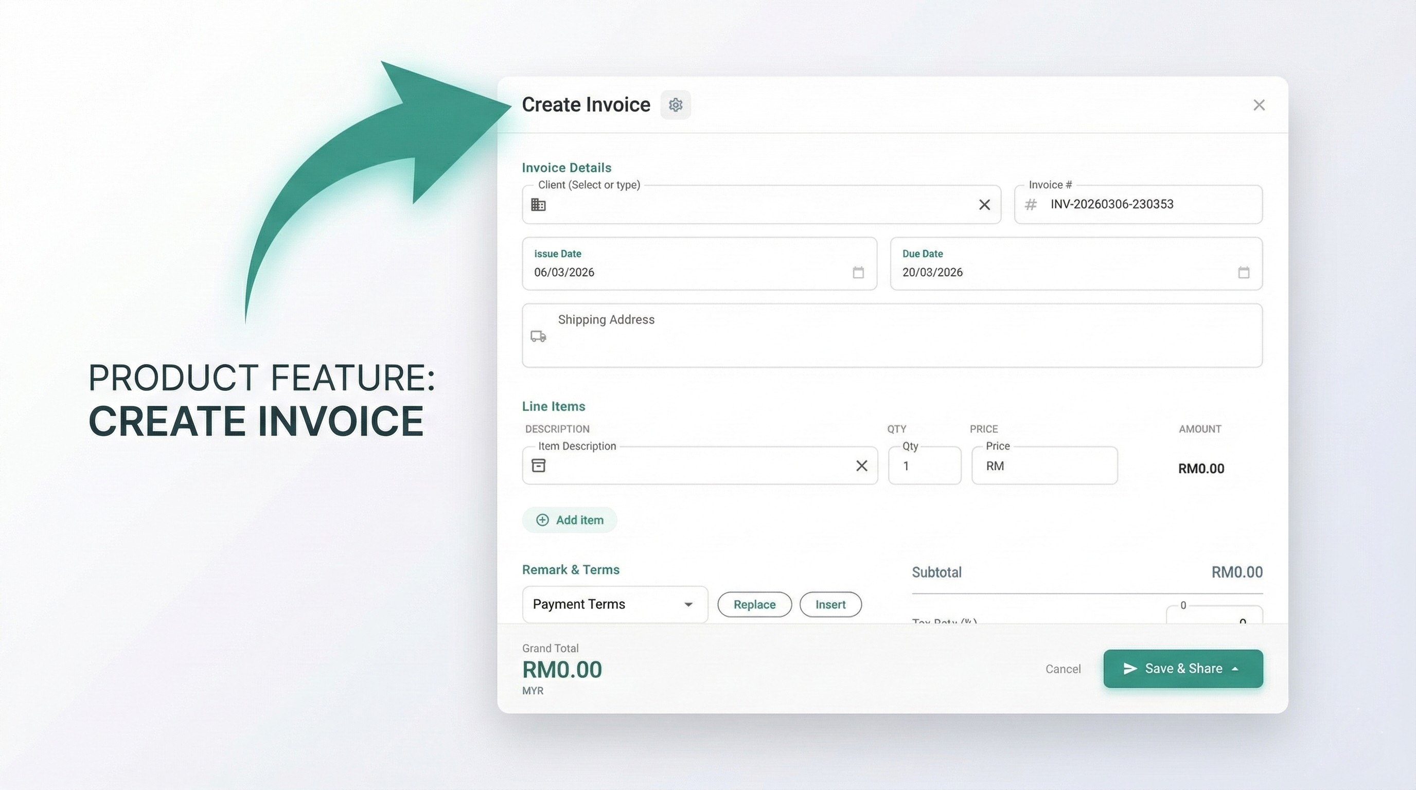InvoiceOS — No-Subscription Invoicing - Screenshot 4 showing product features and functionality