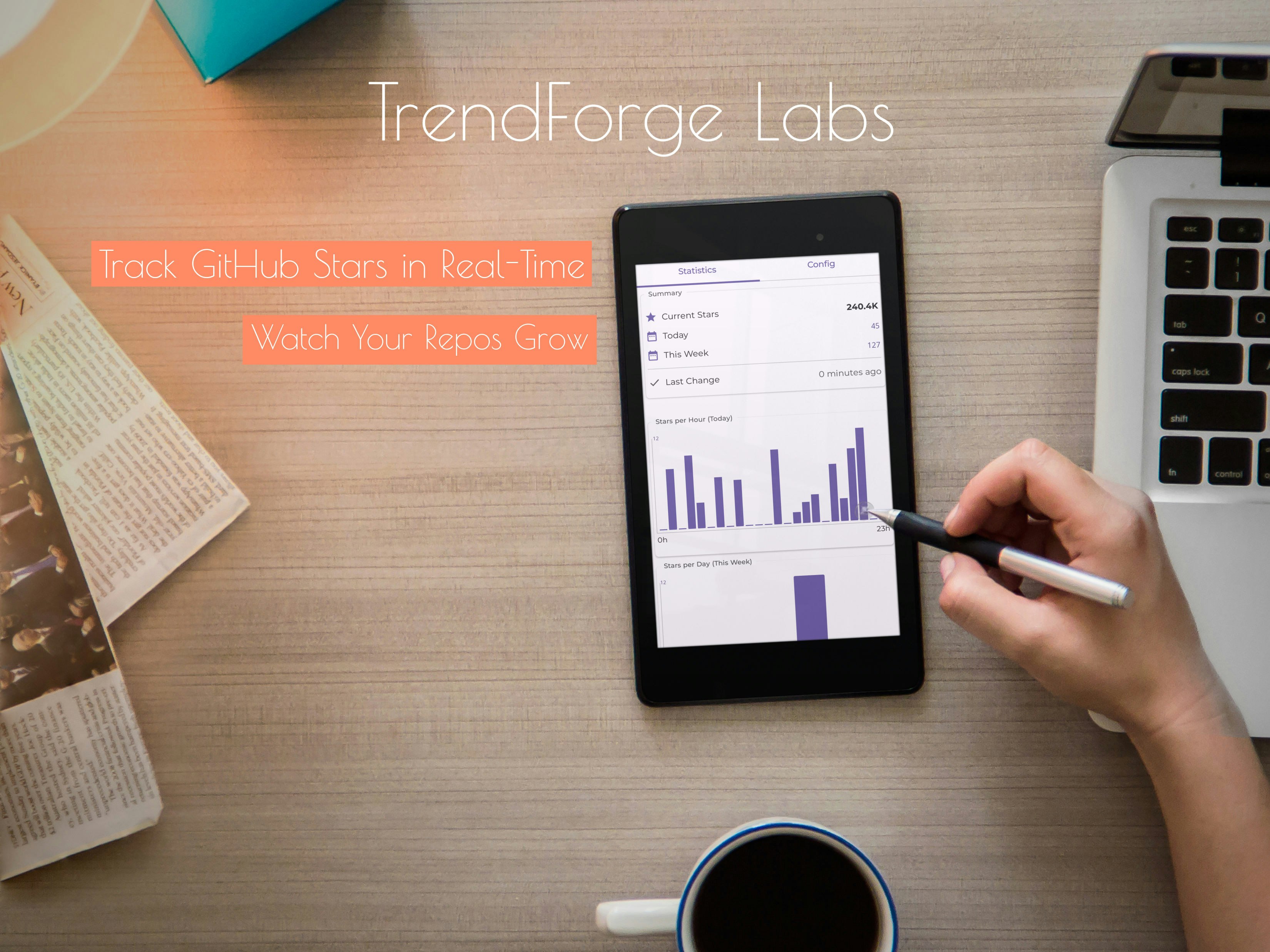 TrendForge Labs - Main screenshot showing features and interface
