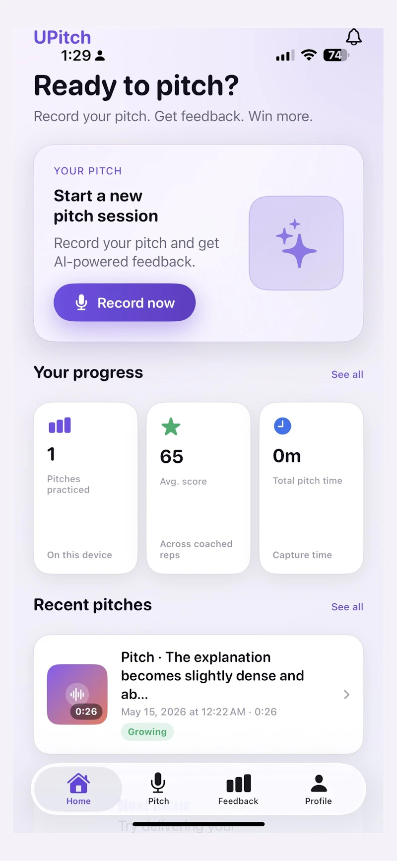 UPitch screenshot 5