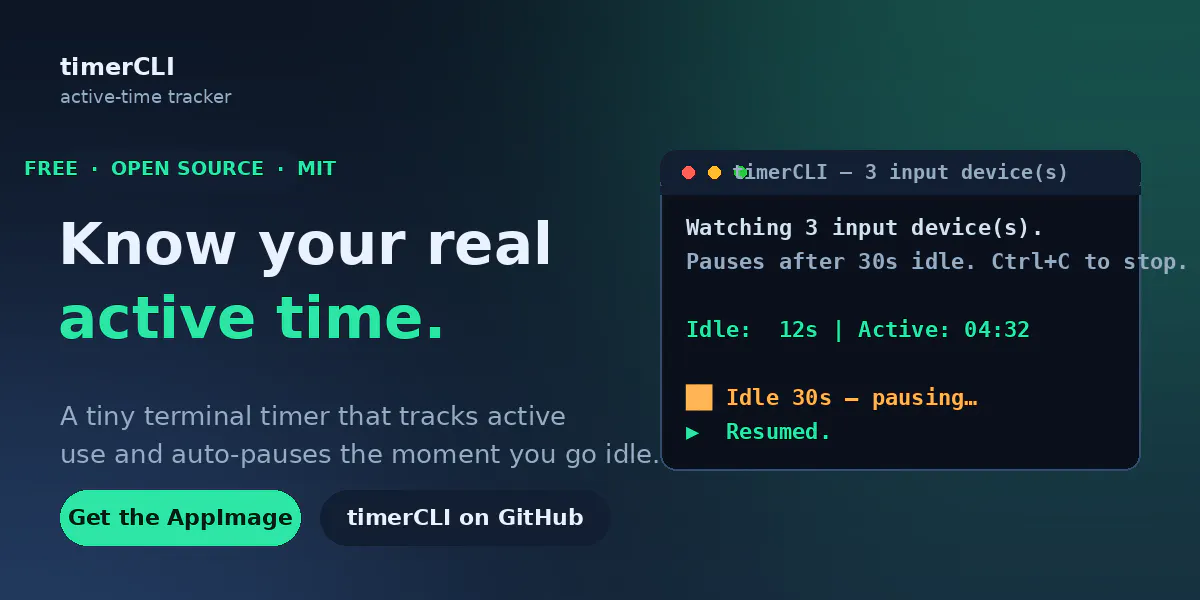 Timer CLI Application gallery image
