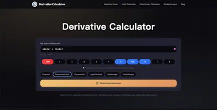 Derivative Calculator gallery image