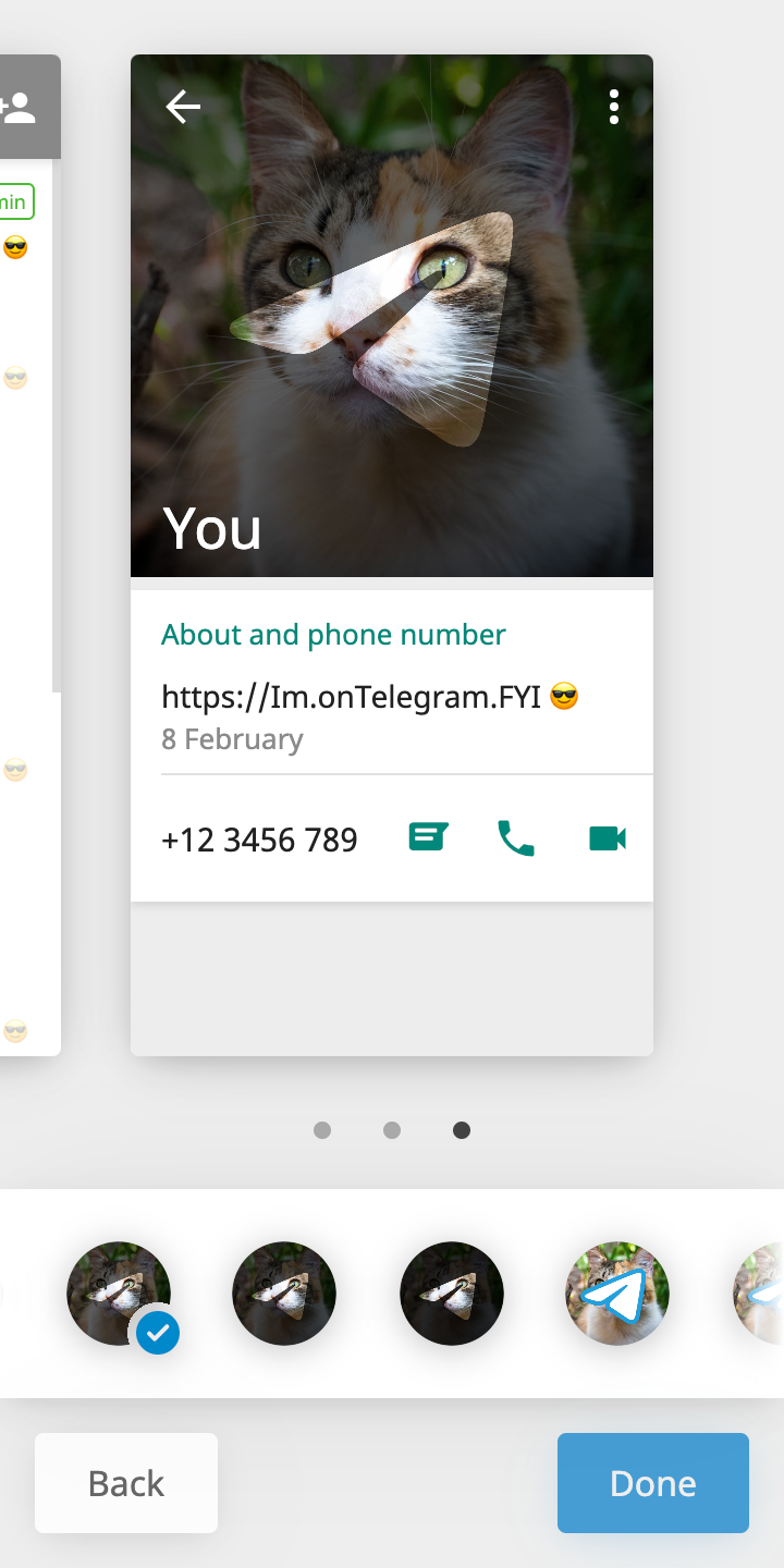 I'm on Telegram FYI gallery image