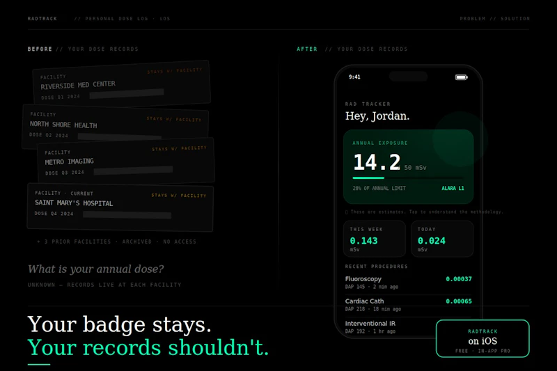 RadTrack screenshot 1