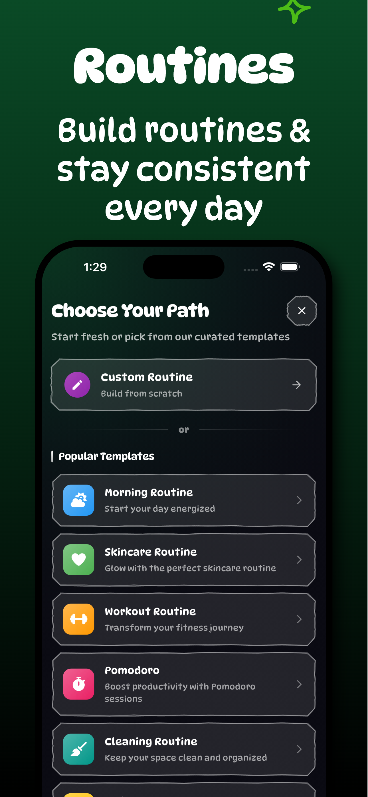RoutineShift: ADHD Planner & Focus timer - Screenshot 4 showing product features and functionality
