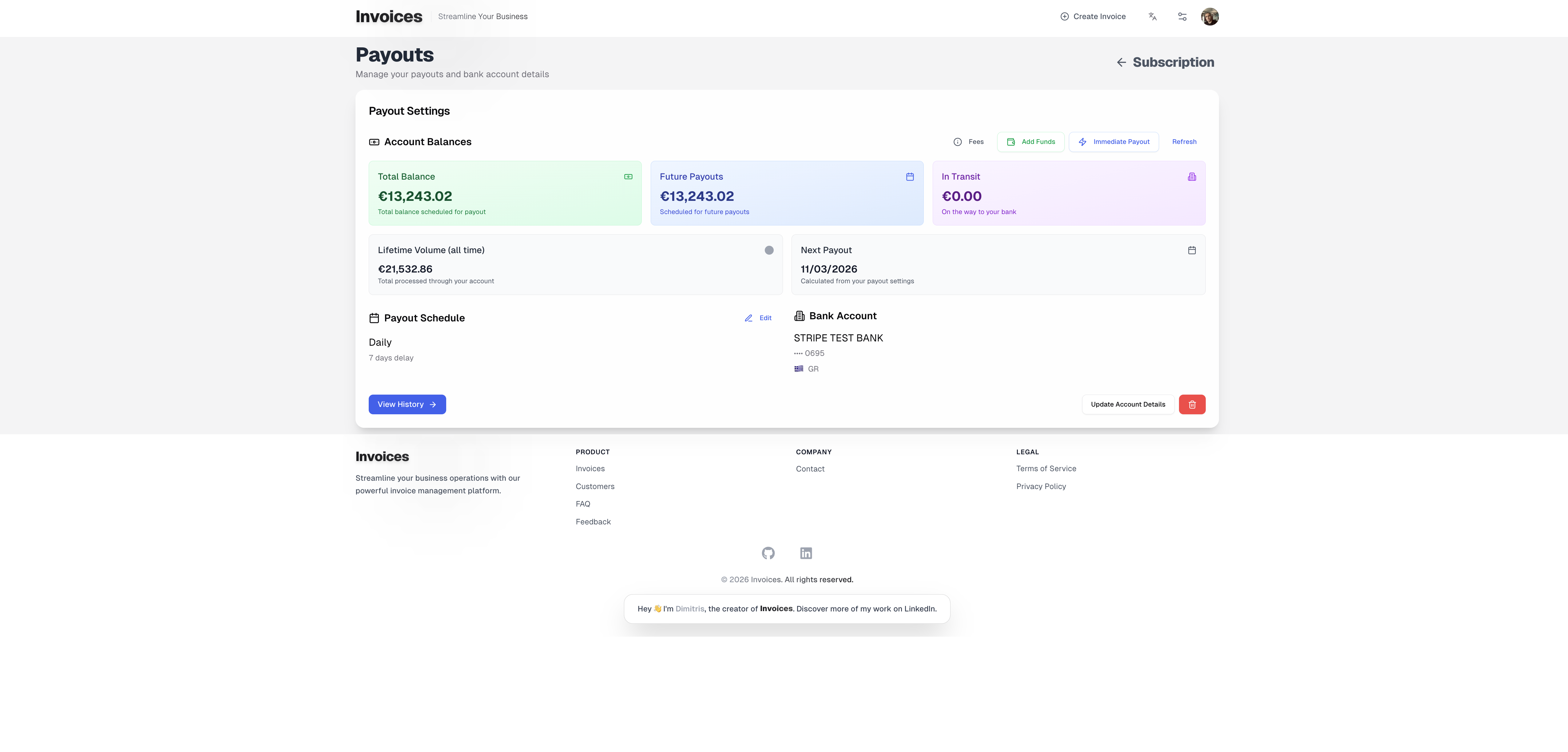 Create & manage professional invoices gallery image