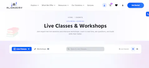 Live Classes on Alkademy gallery image