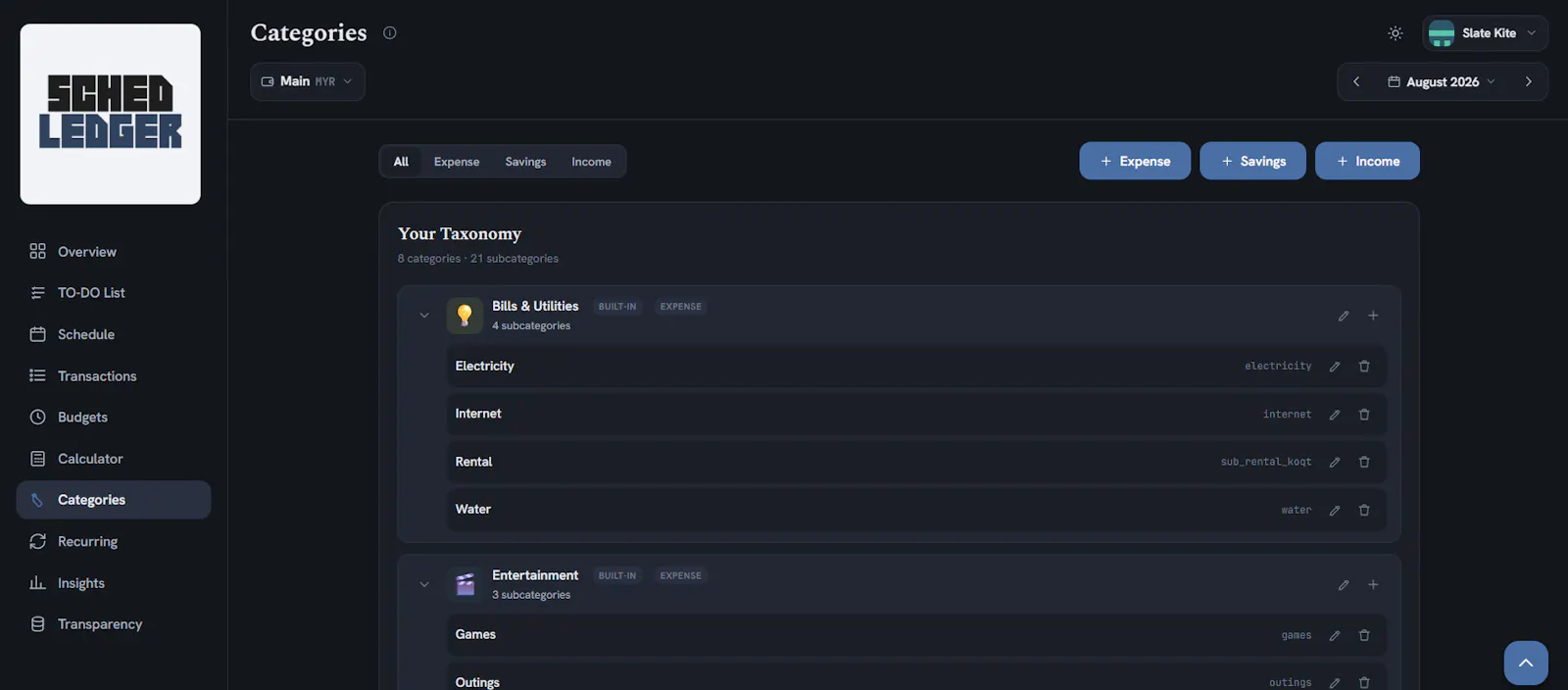 Sched Ledger screenshot 10