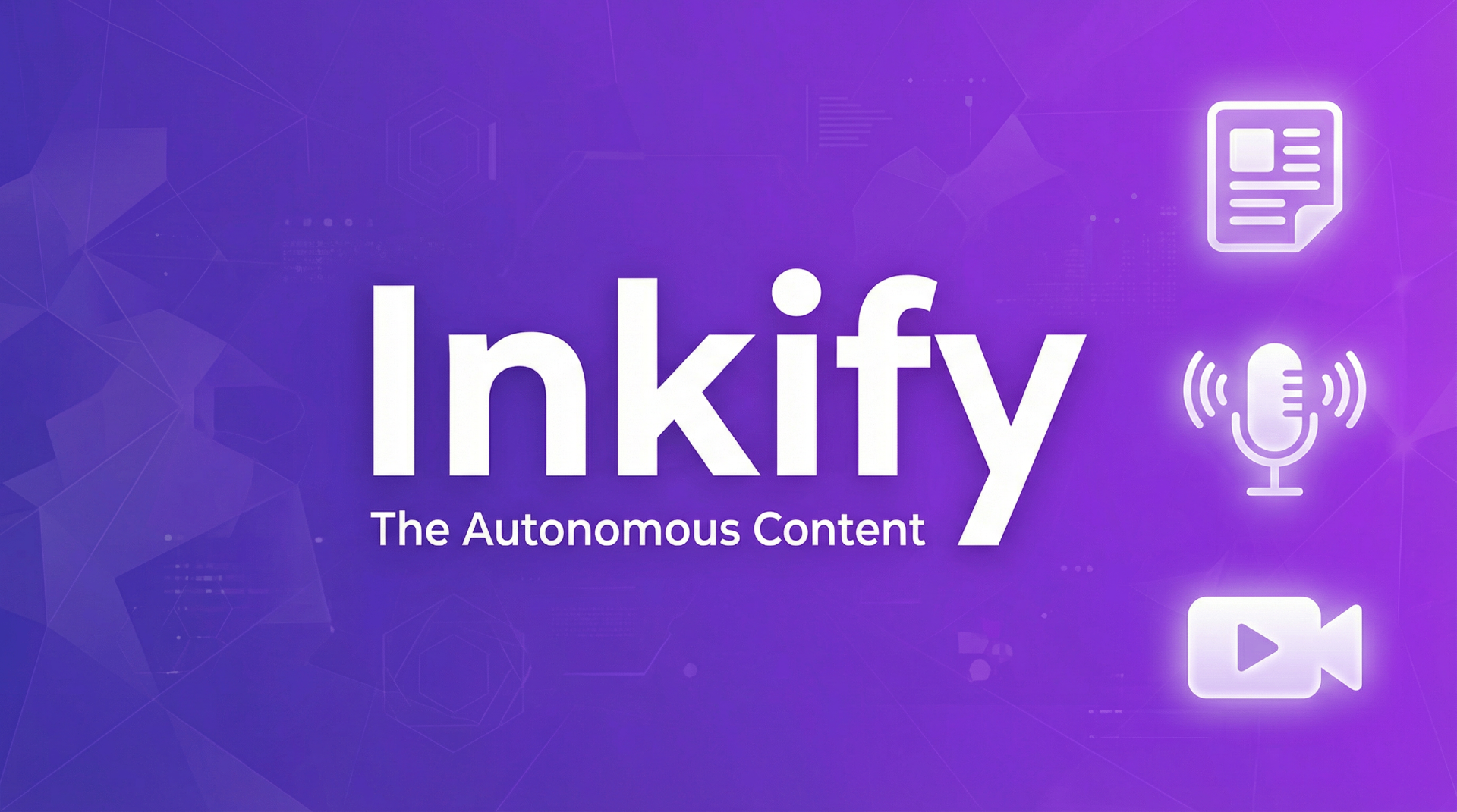 Inkify - Main product screenshot demonstrating key features and user interface