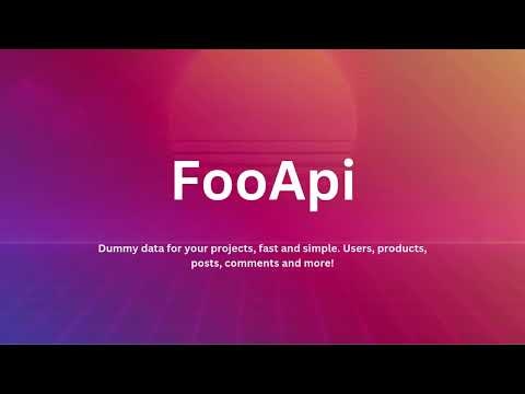 FooApi gallery image