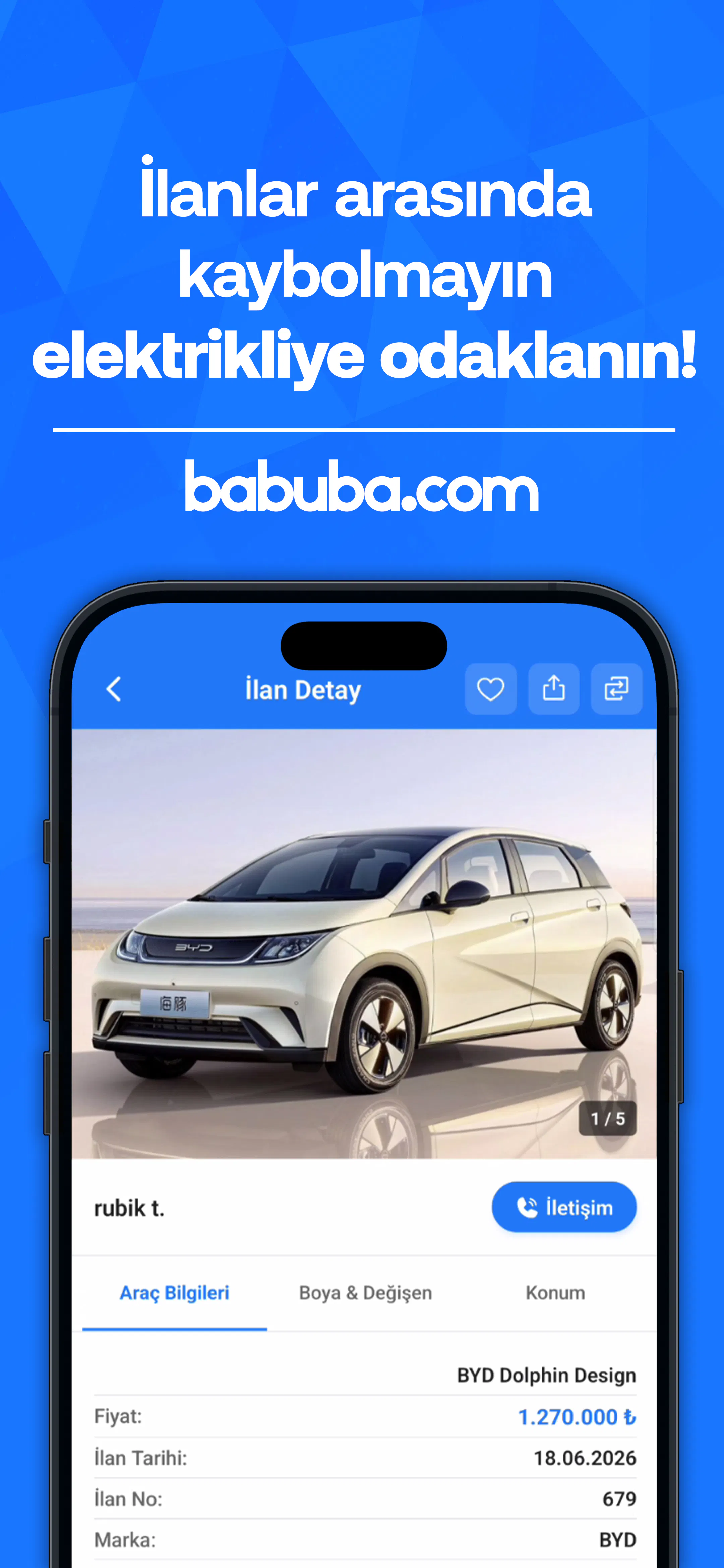 babuba | %100 EV & Listing Platform gallery image