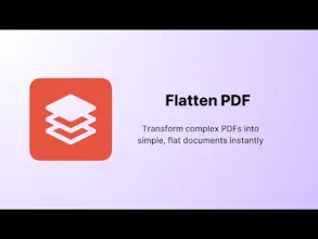Flatten PDF gallery image