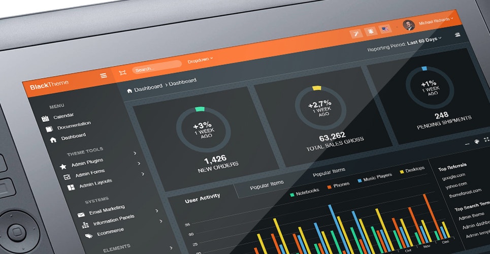 Dashboard Admin Template gallery image