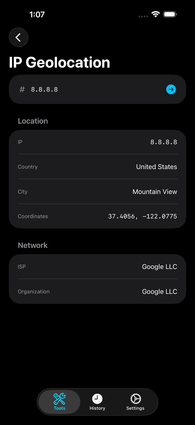 NetProbe screenshot 5