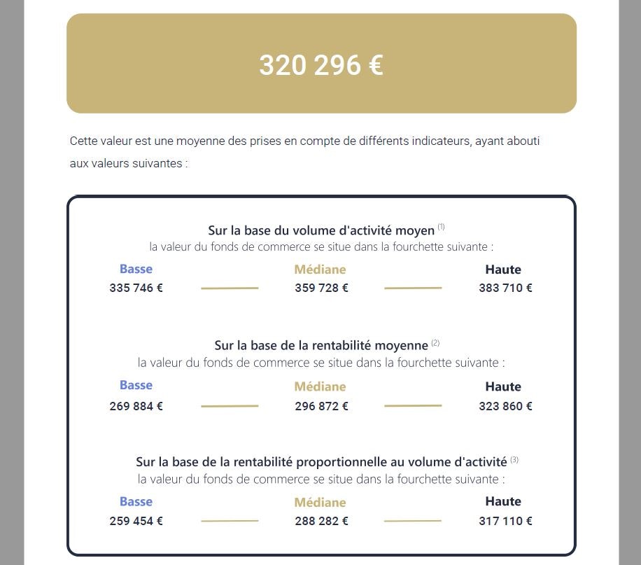 EstimerMonCommerce.fr - Stimare il valore di un'azienda o di un'azienda online media 4