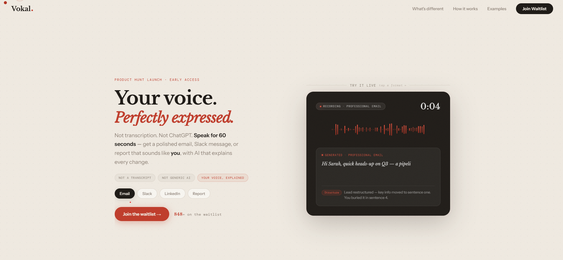 Vokal — Your voice. Perfectly expressed. gallery image