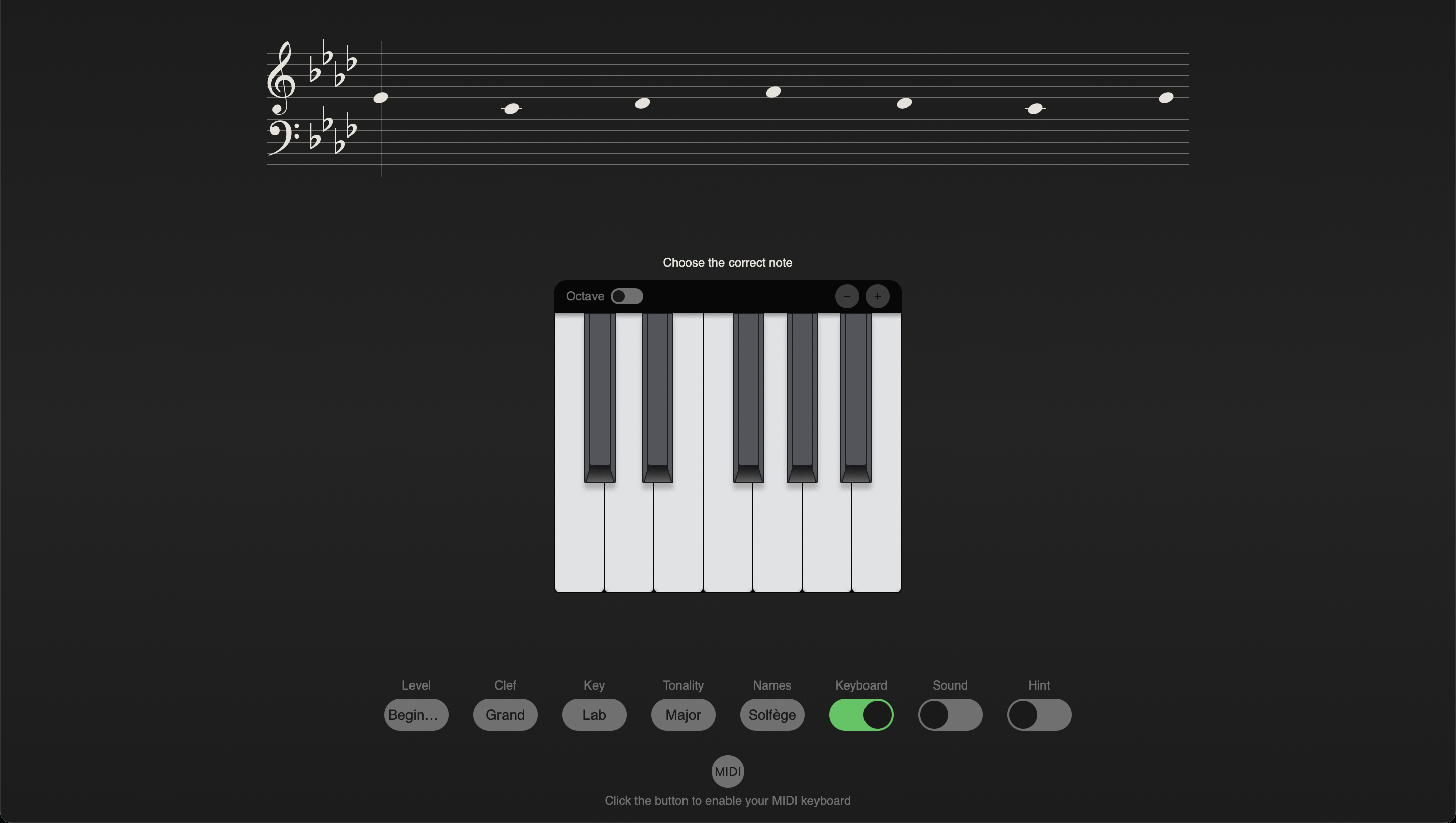 NoteTeacher - Nota Reading Trainer online media 1