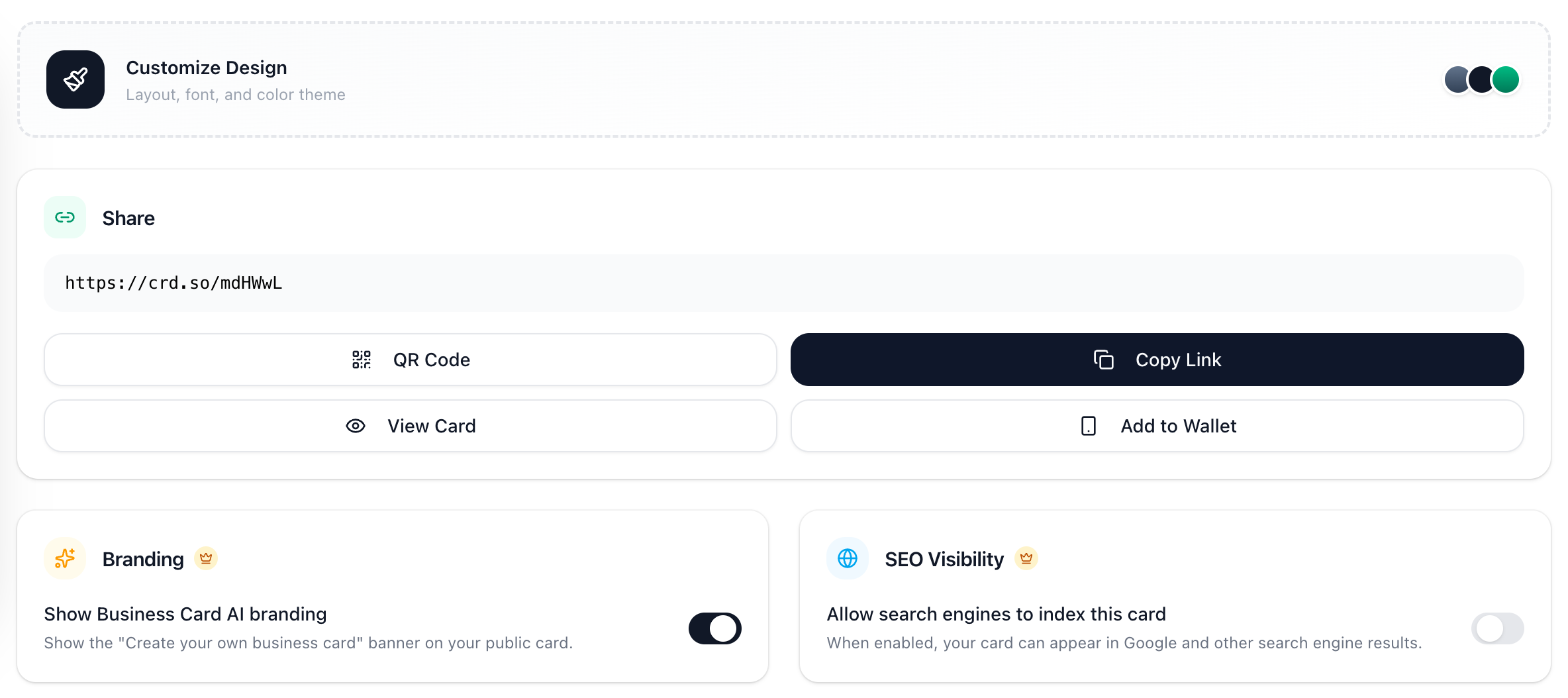 Business-card.ai – Digital Business Card gallery image