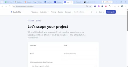 DevOnSite Demos gallery image