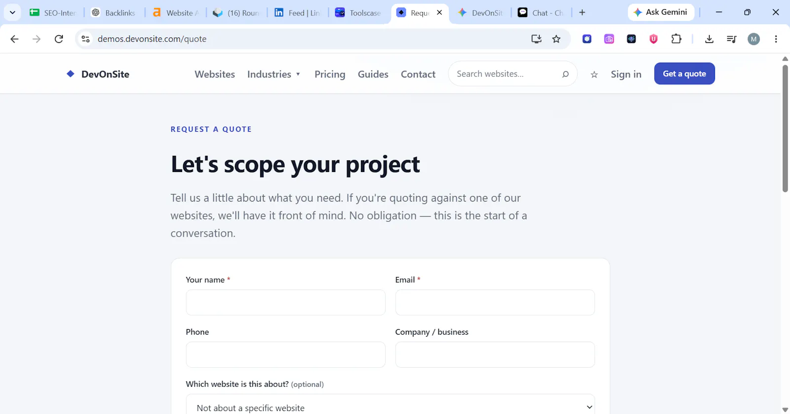 DevOnSite Demos screenshot 5