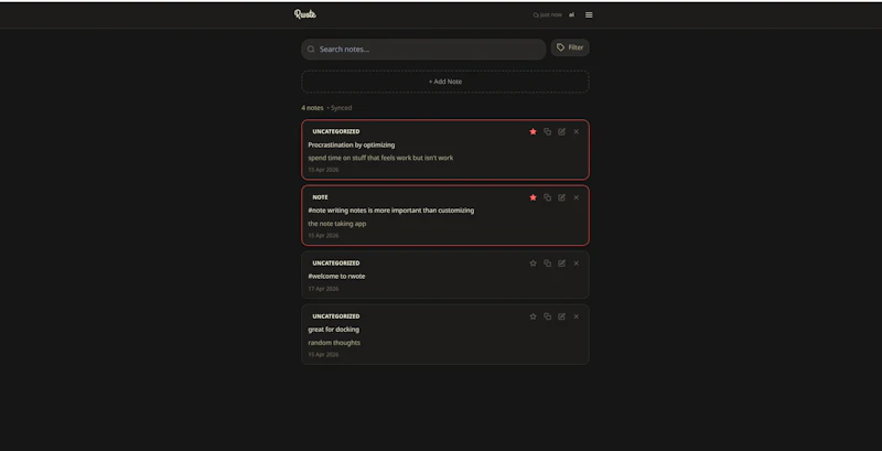 Rwote screenshot 1