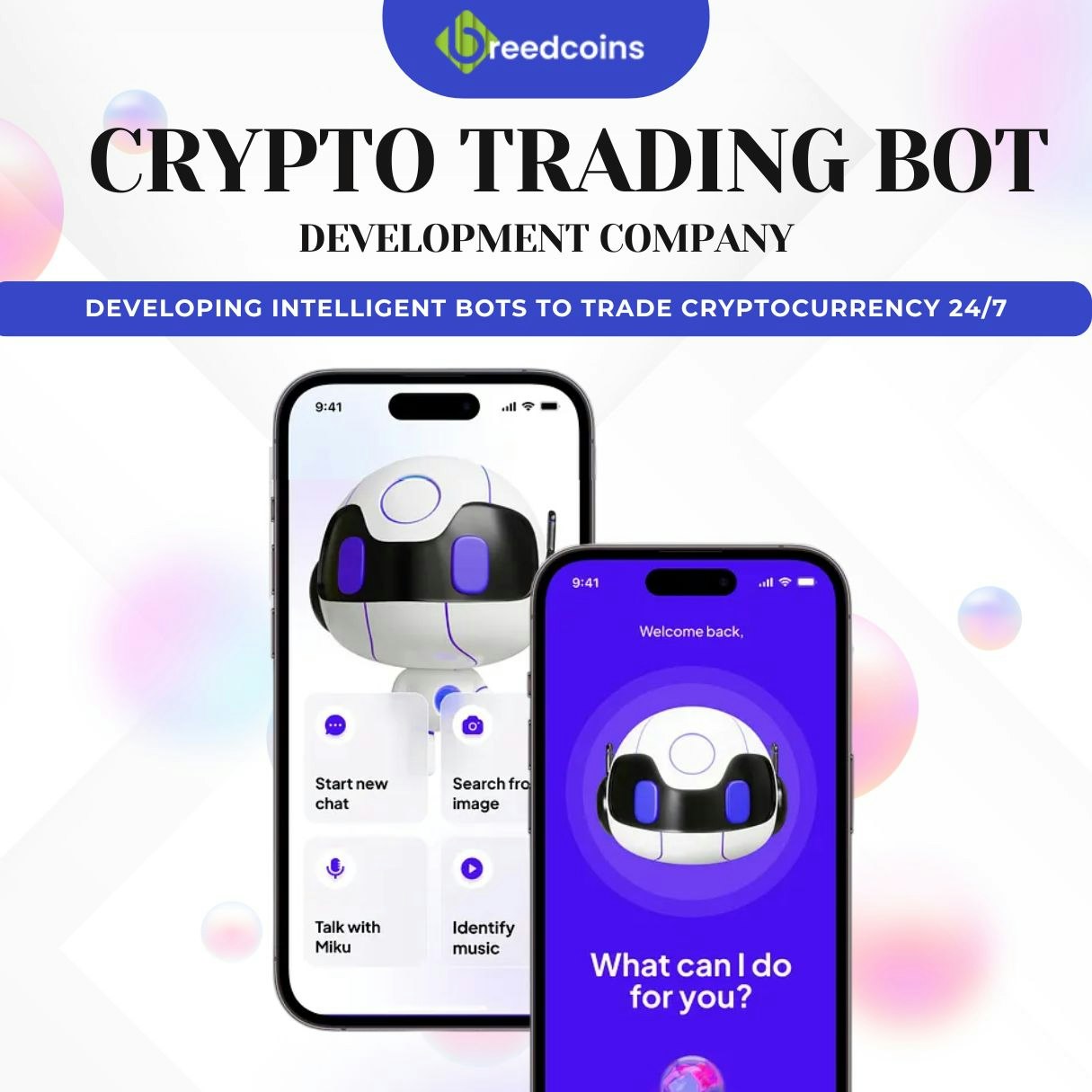 암호화 거래 봇 개발 회사 - cryptocurrency 24/7을 거래하기 위해 지능형 봇 개발 미디어 1