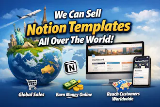 How to Sell Notion Templates Worldwide gallery image