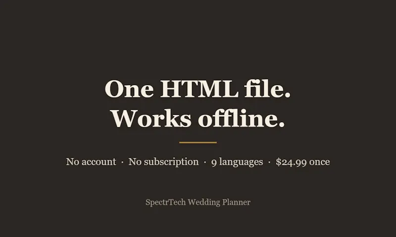 SpectrTech Wedding Planner screenshot 6
