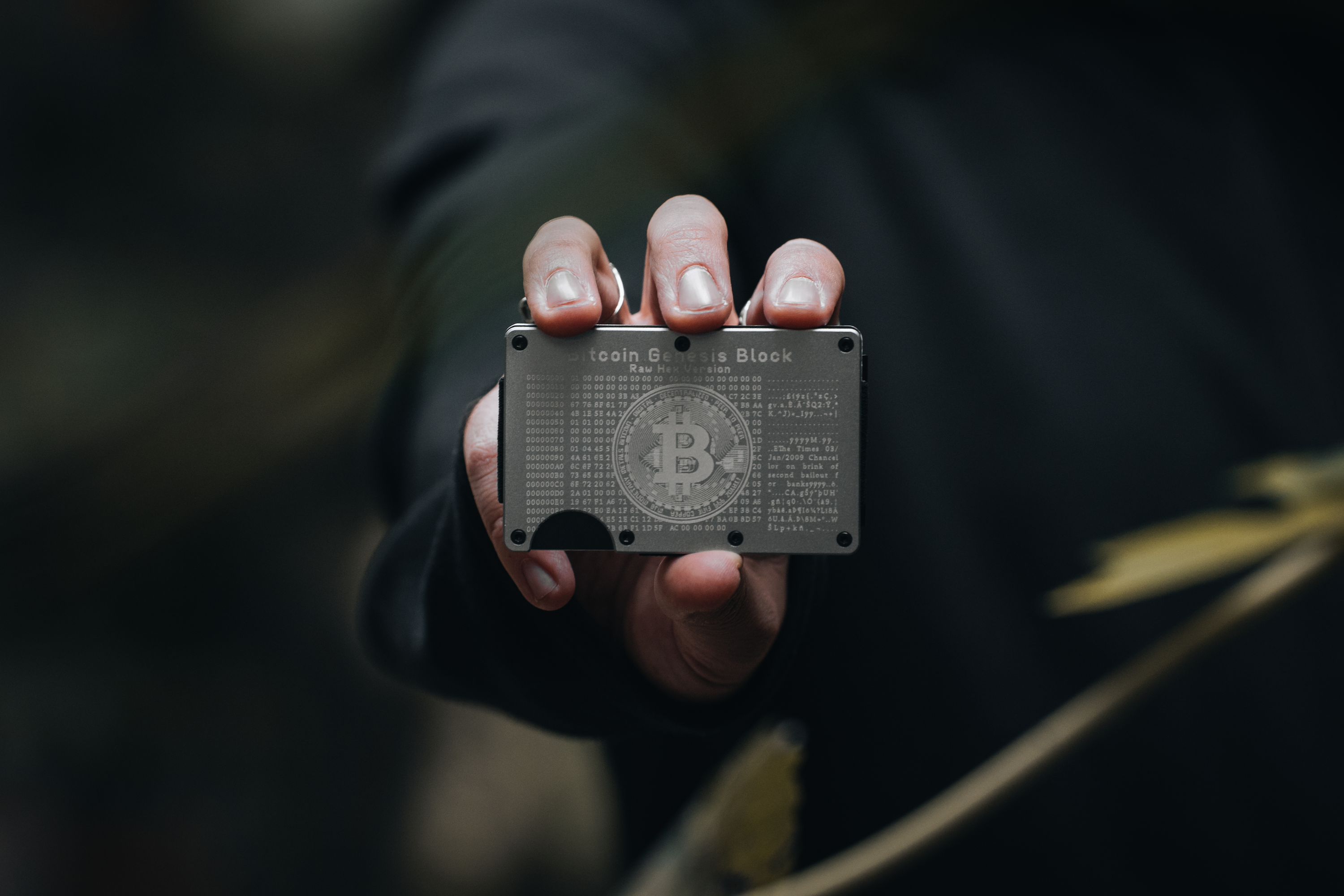 Média Portefeuille de cartes de crédit pour les amateurs de Bitcoin - Montrez votre amour pour Bitcoin dans le style 5
