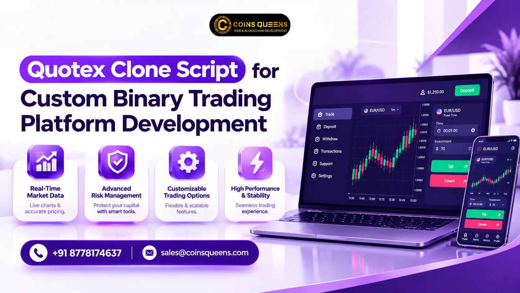 Quotex Clone Script gallery image