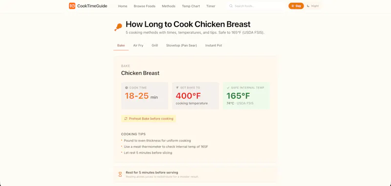 CookTimeGuide screenshot 5