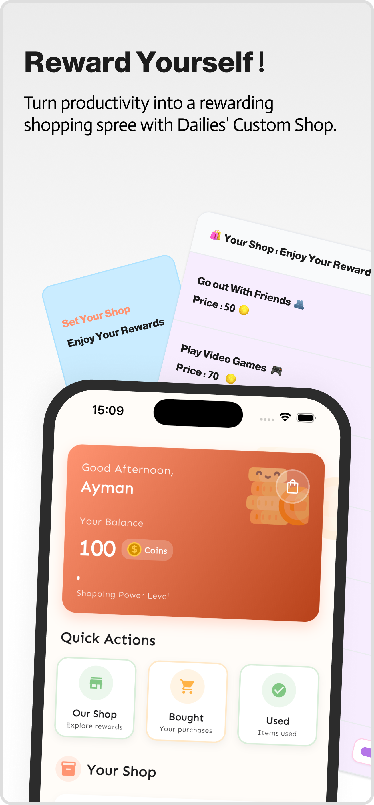 Dailies - Screenshot 4 showing product features and functionality