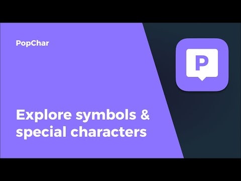 startuptile PopChar 10-A new chapter in character and font management