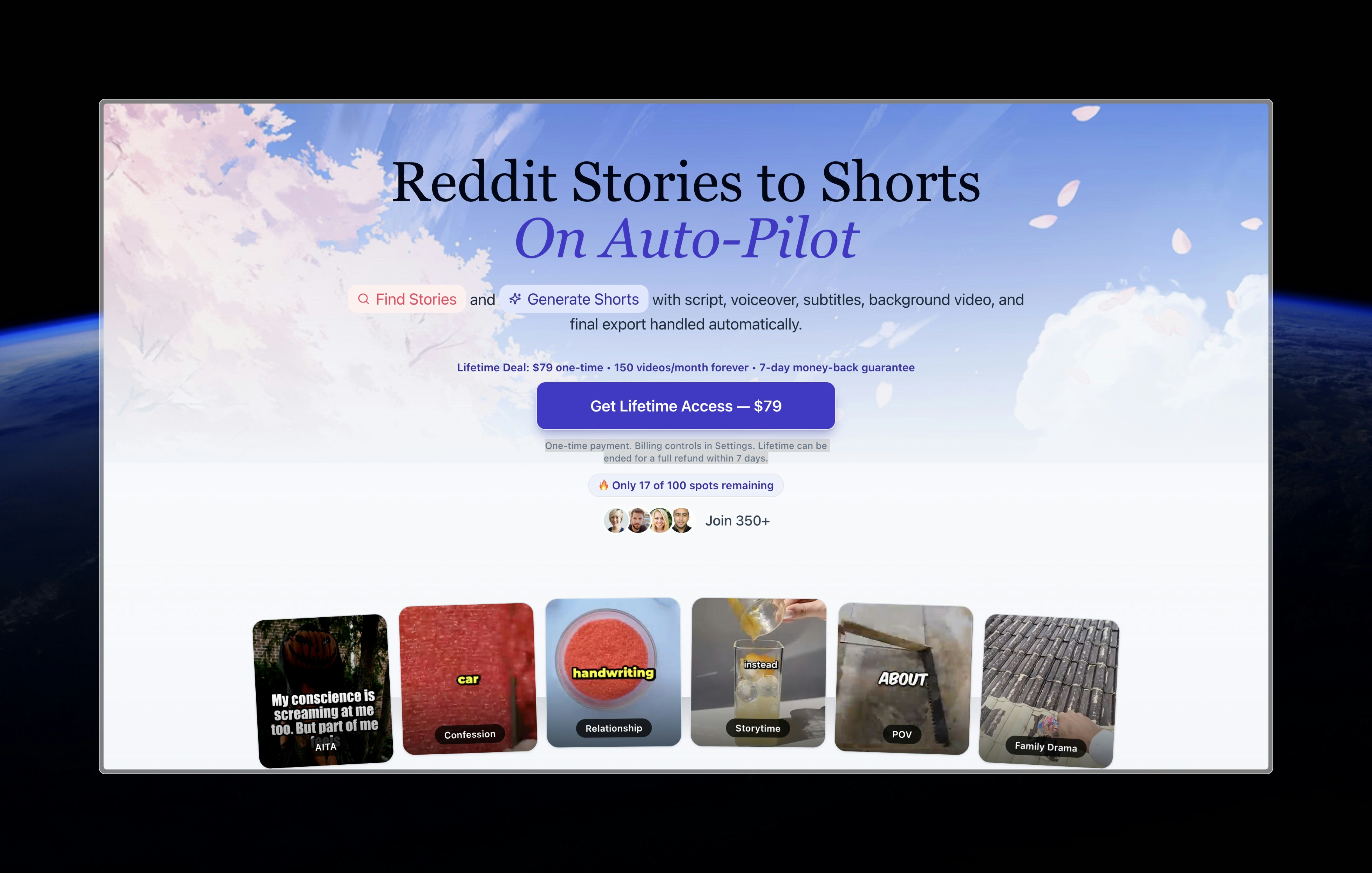 ShortForge - Main product screenshot demonstrating key features and user interface
