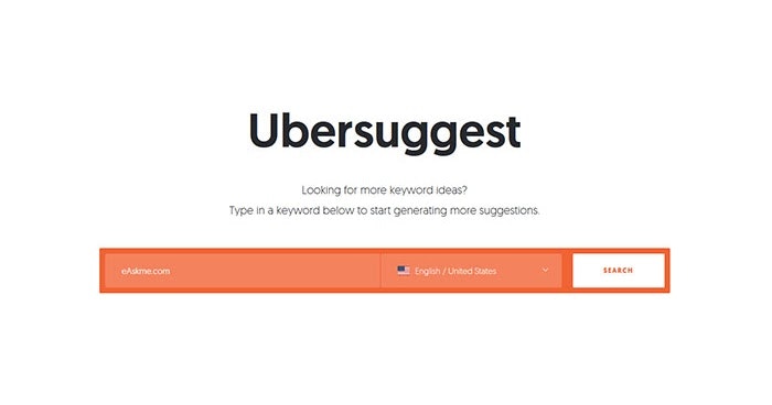 Ubersuggest : Powerup keyword research gallery image