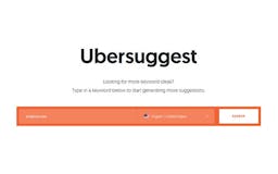 Ubersuggest : Powerup keyword research media 1