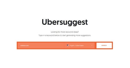 Ubersuggest : Powerup keyword research gallery image