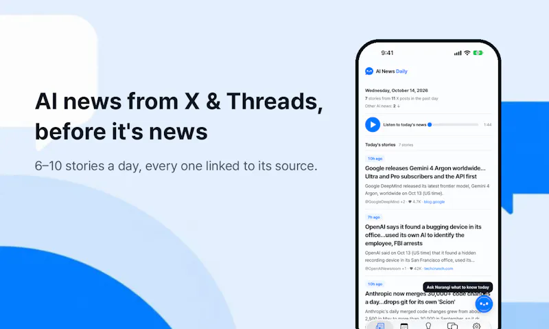 AI News Daily screenshot 1