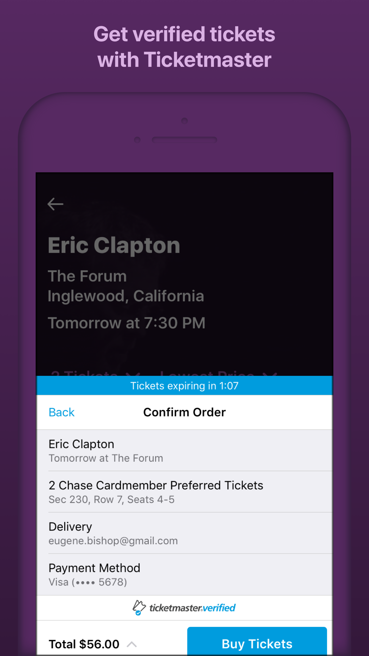 Shortlist – Concert Tickets gallery image