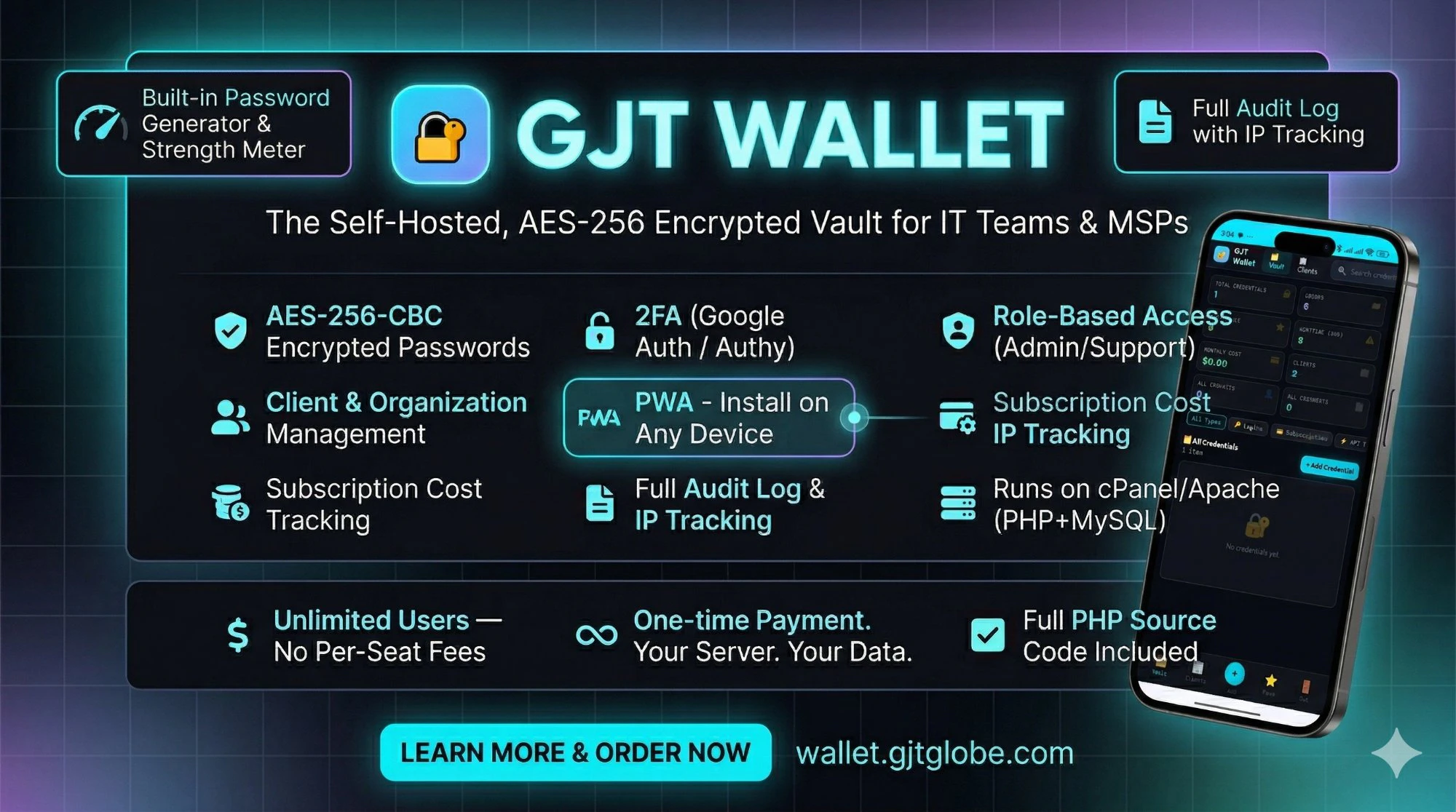 GJT Wallet 대표 미리보기
