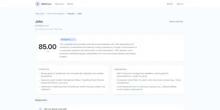 Hireview.io Launch gallery image