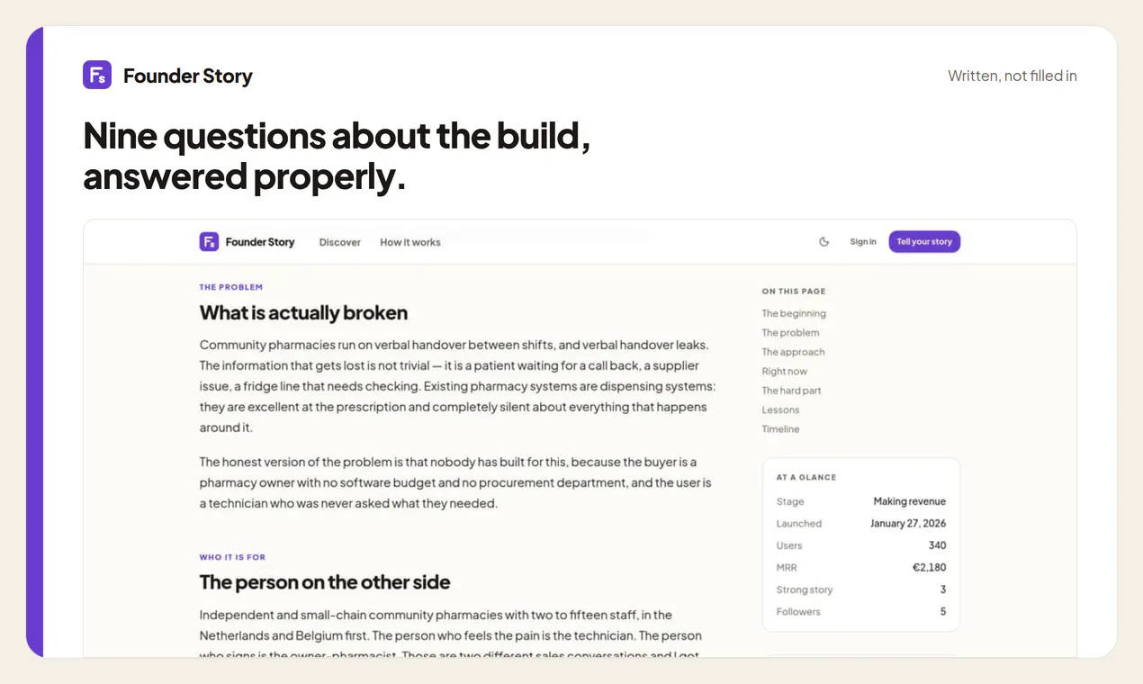 Founder Story gallery image