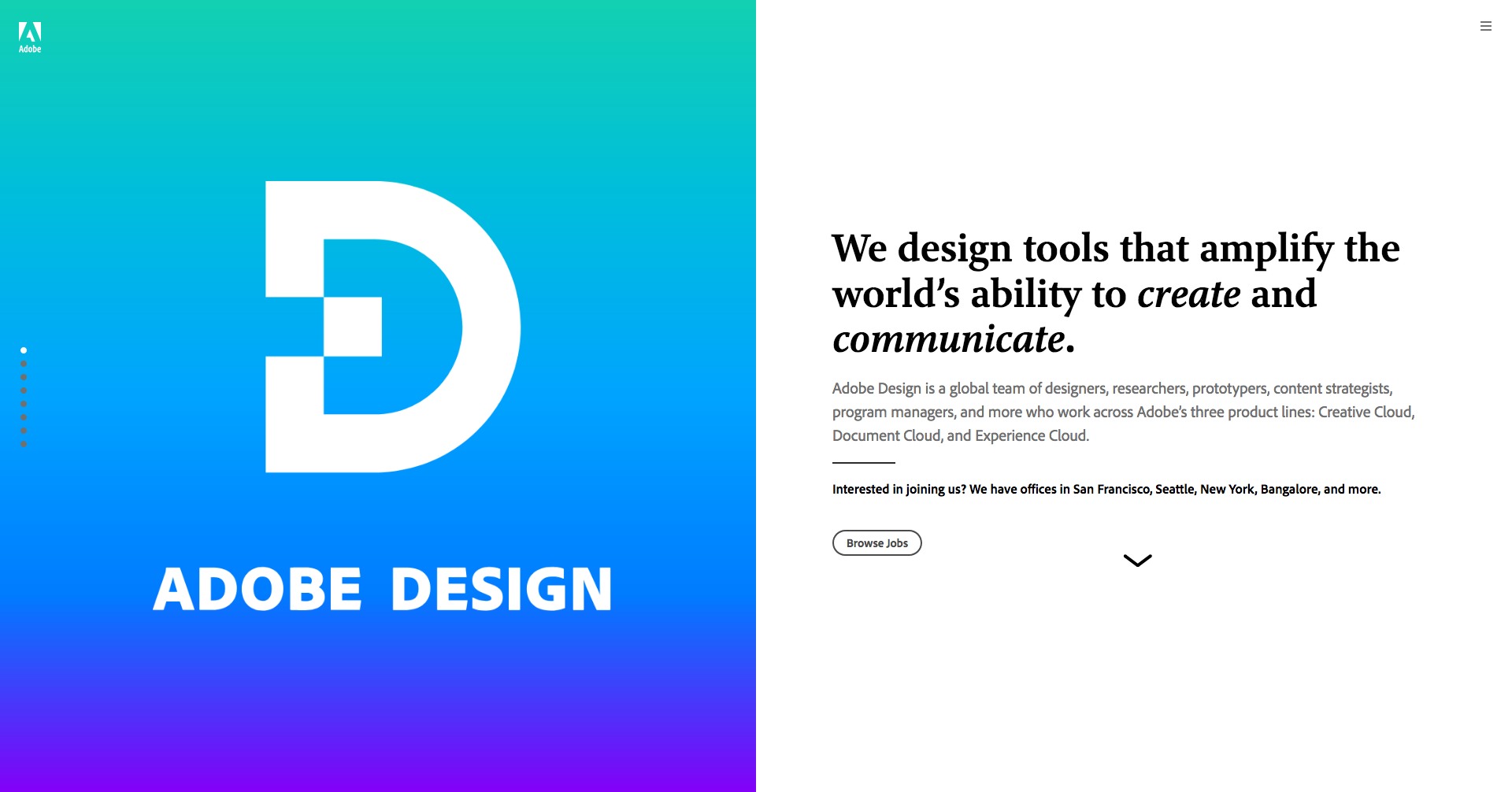 Adobe Design gallery image
