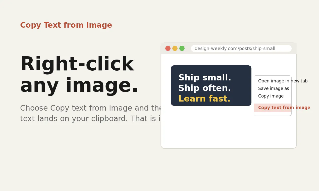Copy Text from Image gallery image