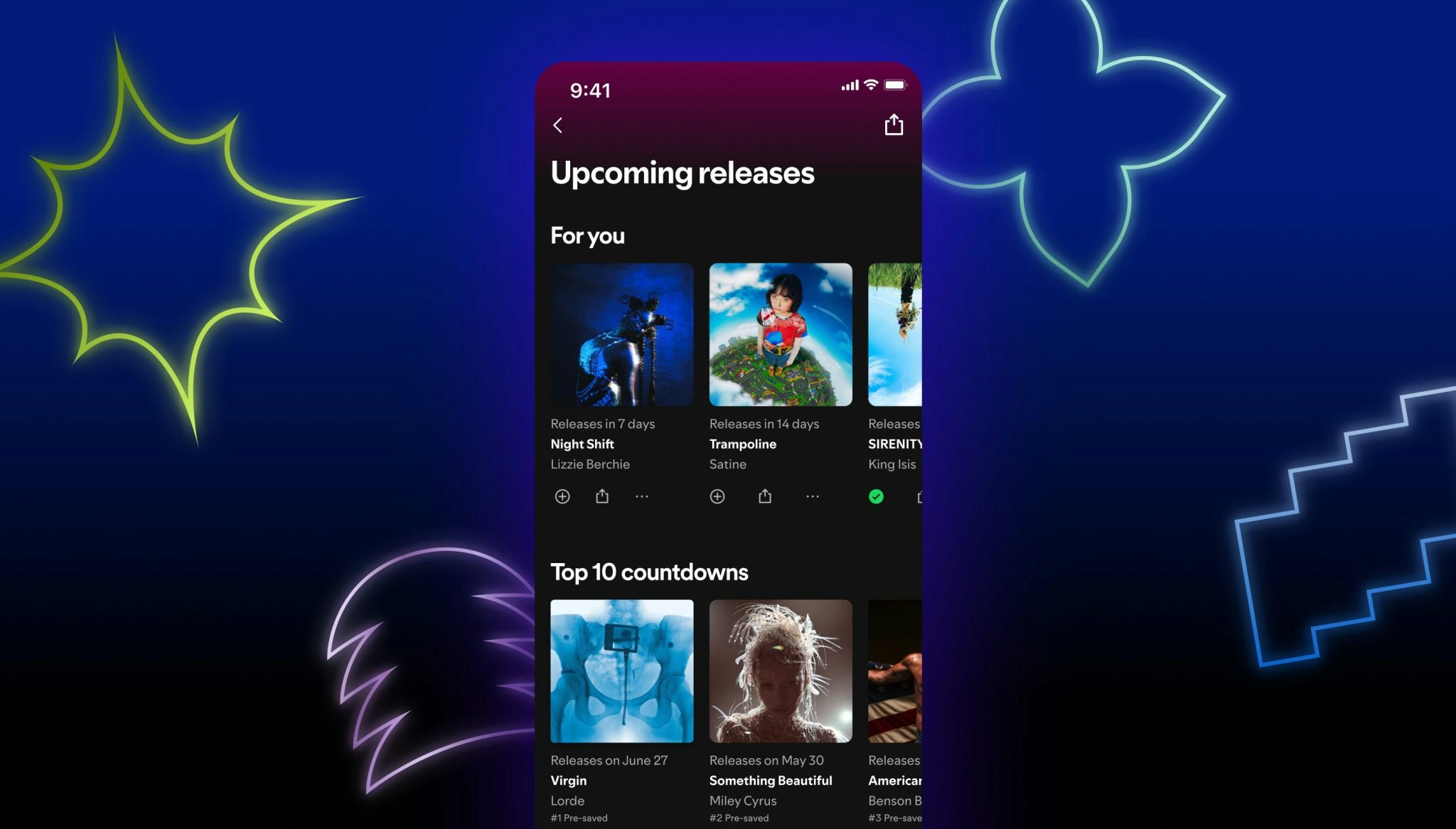 Hub di uscite in uscita Spotify - Un nuovo modo per i fan di essere pubblicizzato per nuovi album media 3